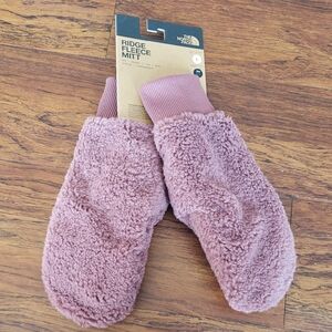 The North Face Unisex Ridge Fleece Mitts in Wild Ginger Size Large